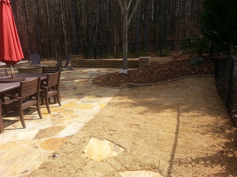 Backyard transformation in Alabaster, Al